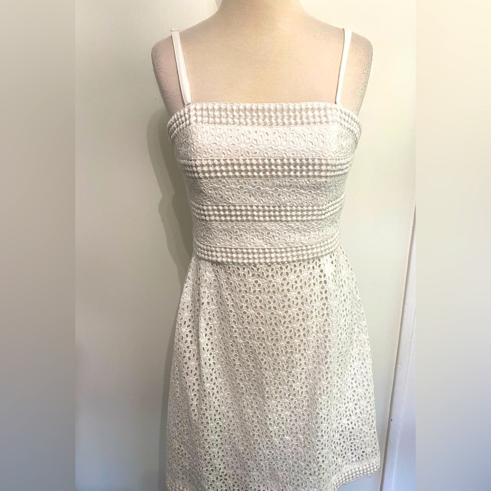 LAUNDRY By Shelli Segal Eyelet Dress - Size 6